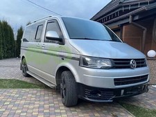 Sportline Style Front Bumper Add-on Spoiler Lip for VW Transporter Multivan C...