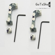 2 PK Extended Mag Release for Gen 3 Glock 17, 19,22,26 Aluminum WG Camo
