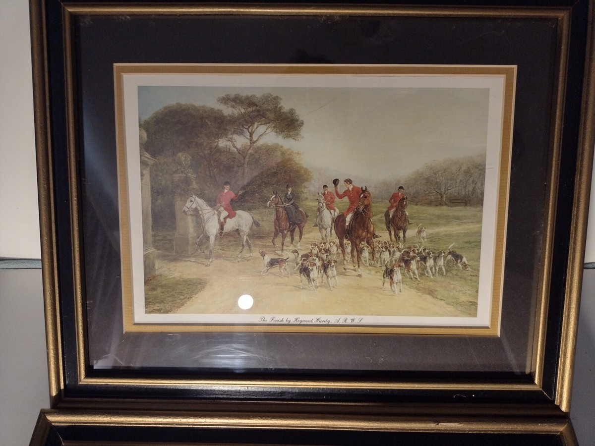 A MATCH／BY HEYWOOD HARDY. 額装76cm57cm 版画 オンライン ショッピング 通販ホビー・楽器・アート - A MATCH