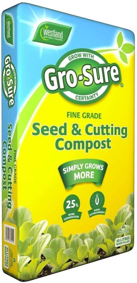 Westland Gro-Sure Seed and Cutting Compost - 10L