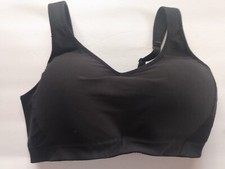 SYROKAN Women's Full Support Medium Impact Sports Bra 38F BLK Comfort