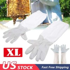 Bee Beekeeper Gloves Protective Gloves Beekeeping Supplies XL Long Sleeves