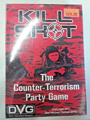 Kill Shot the Counter-Terrorism Party Game Sealed Card Game
