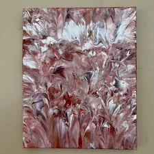 Art Hand Painted (Balloon) Acrylic Abstract “Zen Zone”  8 X 10 New