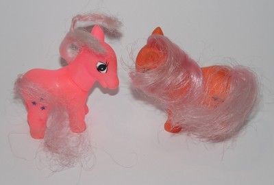 2x Mon petit poney My little G1 années 80 90 vintage âne lumineux