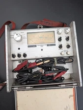 VTG Industrial Tech Throwmaster 102A Telephone Cable Tester w Leads NOT TESTED