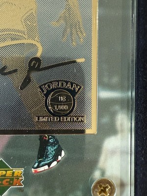 1998 Upper Deck Michael Jordan Limited Edition 24 Karat Gold 6