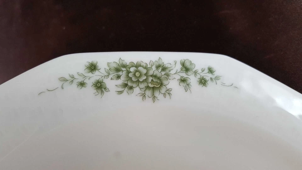 6er Set Kuchenteller Dessertteller Frühstücksteller Winterling Röslau grüne Blum - Bild 4 von 4