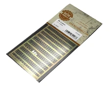 Matho Models 80008 Multi-Scale 1.5, 2.0mm Letters Photo-Etch