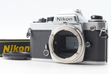 New Light Seal Near MINT Nikon FE Silver Film Camera Body w/Strap From JAPAN