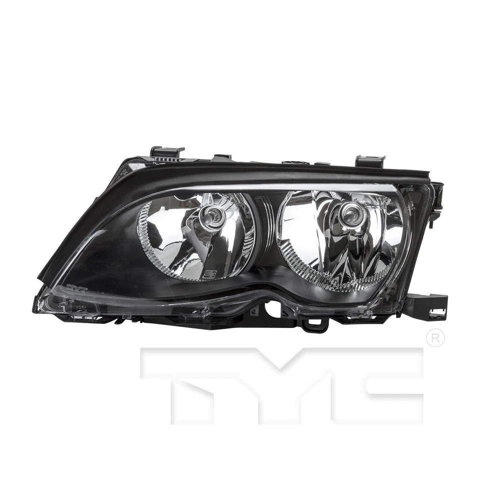 For 2002-2005 BMW 330i Sedan Headlight Assembly Left TYC 2002 2003 2004 2005 - Image 2 of 4