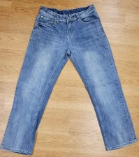 FLY PAPER Womens Blue Jeans Straight Leg SIZE 14