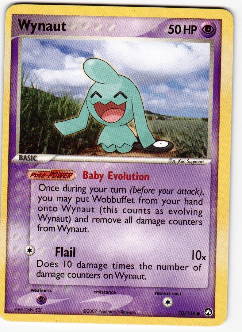 Wynaut 70/108 Power Keepers Pokemon NM