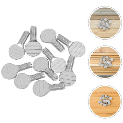 #ad 12 Pcs Stainless Steel Thumb Screws Rotating Fork Screws Air Fryer Oven Parts $15.58