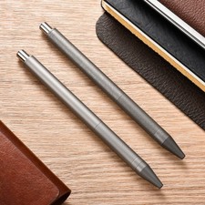 EDC Taktischer Stift aus Titanlegierung Leise Druckknopf Tragbar Geschenk