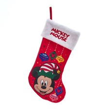Kurt S. Adler Kurt Adler 19 Inch Mickey Applique Stocking, Multicolor