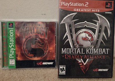 Mortal Kombat Trilogy PS1 CIB + Mortal Kombat Deadly Alliance PS2 CIB!!