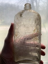 Vintage Old Judge PURE Syrup Glass Bottle David Evans Coffee Co. St Louis MO