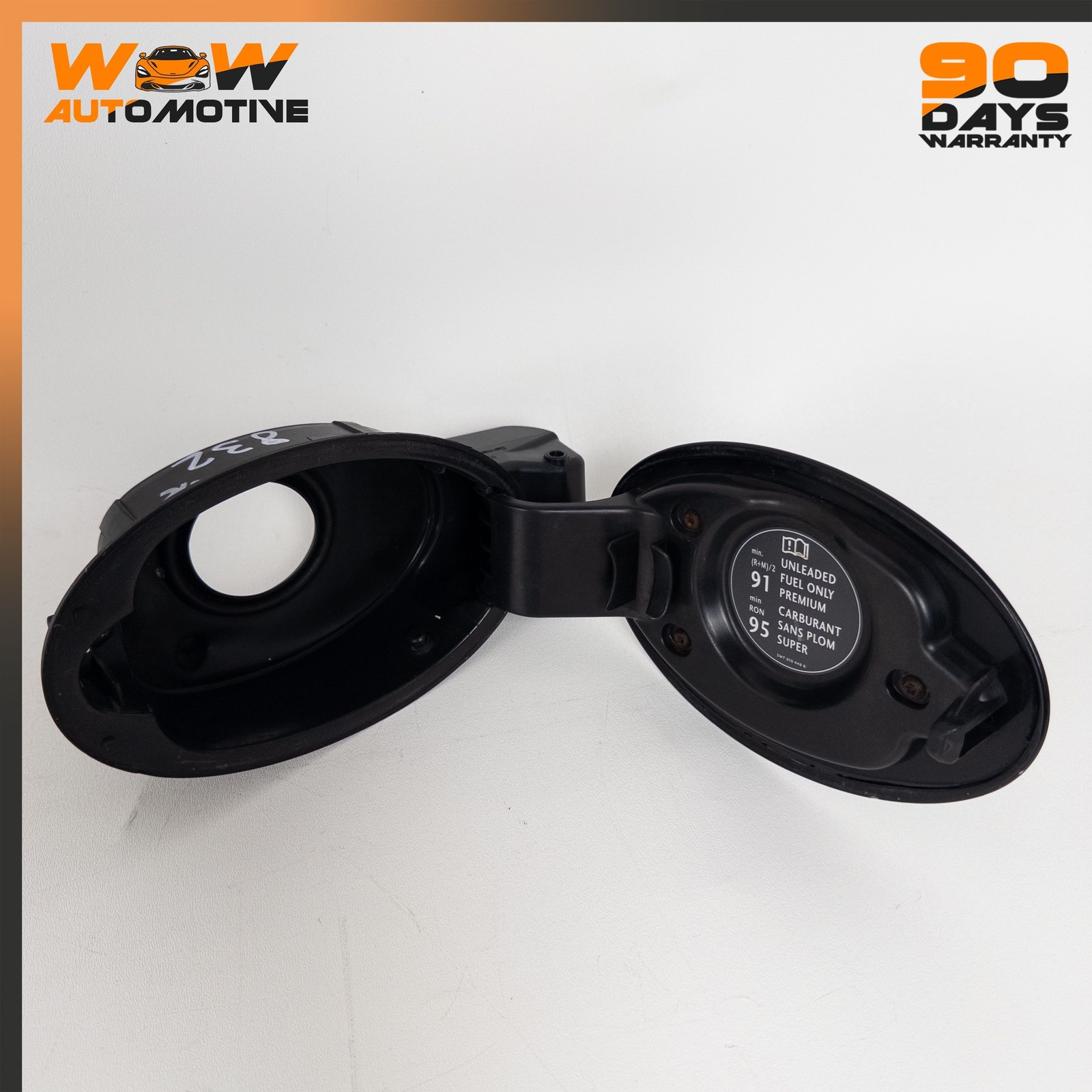 07-11 BENTLEY CONTINENTAL GTC REAR FUEL FILLER GAS TANK DOOR FLAP LID BLACK OEM