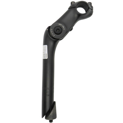 Raleigh Adjustable Quill Vorbau 75mm Reichweite verstellbar 0-50° schwarz Ø25,4mm Vorbau -H
