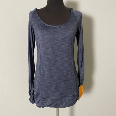 C9 by Champion Sporty Chic Performance Duo Dry Max Long Sleeve Hoodie S Blue