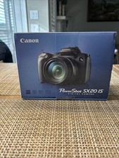 Canon Powershot SX20 IS Digital 12.1 MP Camera Wirh 20X Wide Zoom NIB