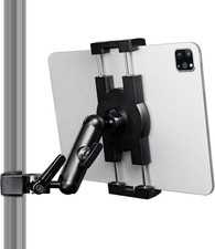 Ipad Holder for Microphone Stand,Mic Music Stand Tablet Holder Mount,360 Adjustm