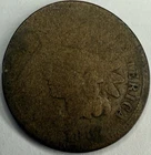 1867 Better Date Indian Head Cent Exact Coin Imaged #IND922