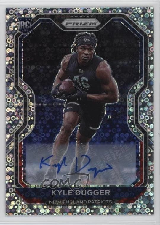 2020 Panini Prizm No Huddle Kyle Dugger #368 Rookie Auto RC v8v
