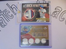 07 Ian Kinsler quad jersey auto #85, 16 super sick patch nicest I seen. #10