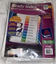 Avery 11188 Subject Dividers , Pendaflex Portfolios & Supreme Glossy Photo Paper