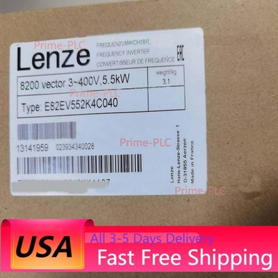 E82EV552K4C040 NEW LENZE 8200 vector 3-400V 5.5kW Inverter E82EV552_4C040
