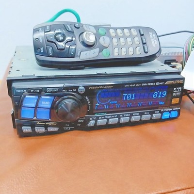 Alpine DVA-7899J 1DIN Car Audio CD DVD Tuner Player NTSC PAL Used