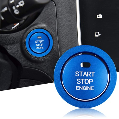 #ad Aluminum Engine Start Stop Push Button Cover Trim with Subaru Forester Legacy... $15.24