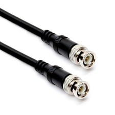 75FT BNC Male to BNC Male Cable RG59U Security Camera Coaxial Cord 75 Ohm Black