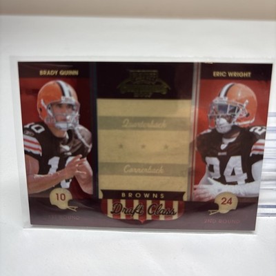 2007 Playoff Contenders #DC-9 Brady Quinn Eric Wright Draft Class/1000