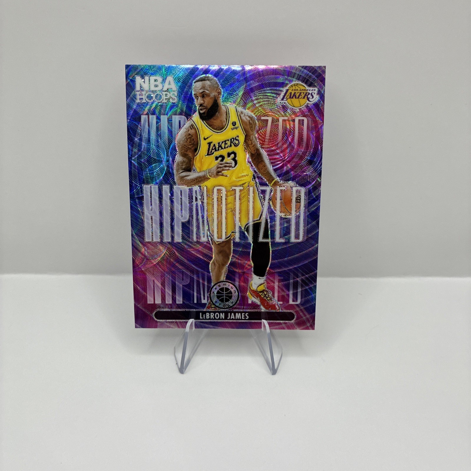 2023-24 NBA HOOPS Premium Stock LEBRON JAMES HIPNOTIZED CASE HIT SSP