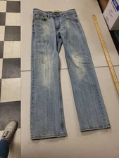 Wrangler Jeans Co Straight Fit Mens Denim Pants Size Unspecified Blue Jeans