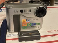 Sony Mavica MVC FD75 0.4MP Floppy Disk Digital Camera w/ Battery