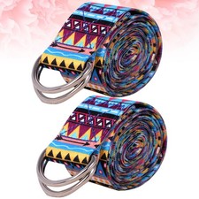 2 PCS Pilates Resistance Bands Yoga Straps for Stretching Elastic Exercise