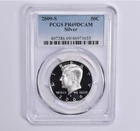PR69 DCAM 2009-S Silver Kennedy Half Dollar PCGS Blue Lbl *9804