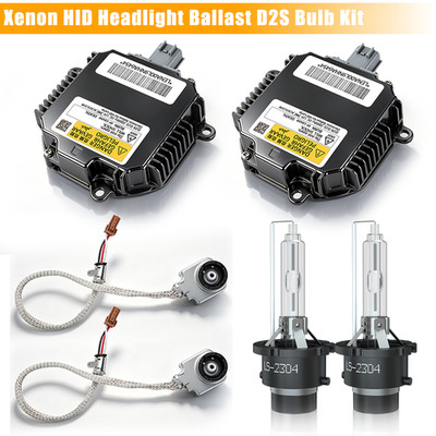 2 Set Xenon Ballast Igniter HID D2S Bulb Kit For Infiniti G37 Sedan 2007-2010