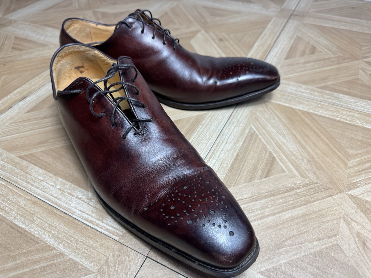 MAISON FORTE Shoes Kyoto Wholecut Chocolate Brown Leather 