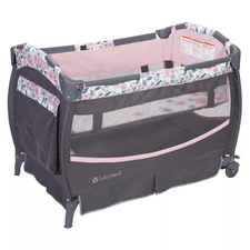 Baby Trend Deluxe Nursery Center Bluebell Full Bassinet Changing Table Organizer