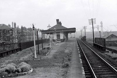 FOTO BR British Railways Station Szene - SCOTSTOWN 1964 4