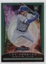 2020 Panini Chronicles Titan Green 27/50 Gavin Lux #3 8d4