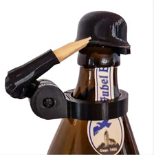 Neu 3X Soldat Salute Bierhelm Flaschenverschl...