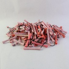Lot of 143 Vintage Plastic Perm Rod Hair Curlers Assorted