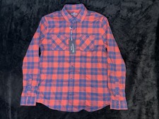 VINEYARD VINES BOYS ISLAND RED BLUE PLAID FLANNEL BUTTON UP SHIRT SIZE XL 18 NWT