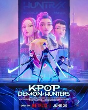 KPop Demon Hunters Netflix Animated Action Fantasy Movie Poster